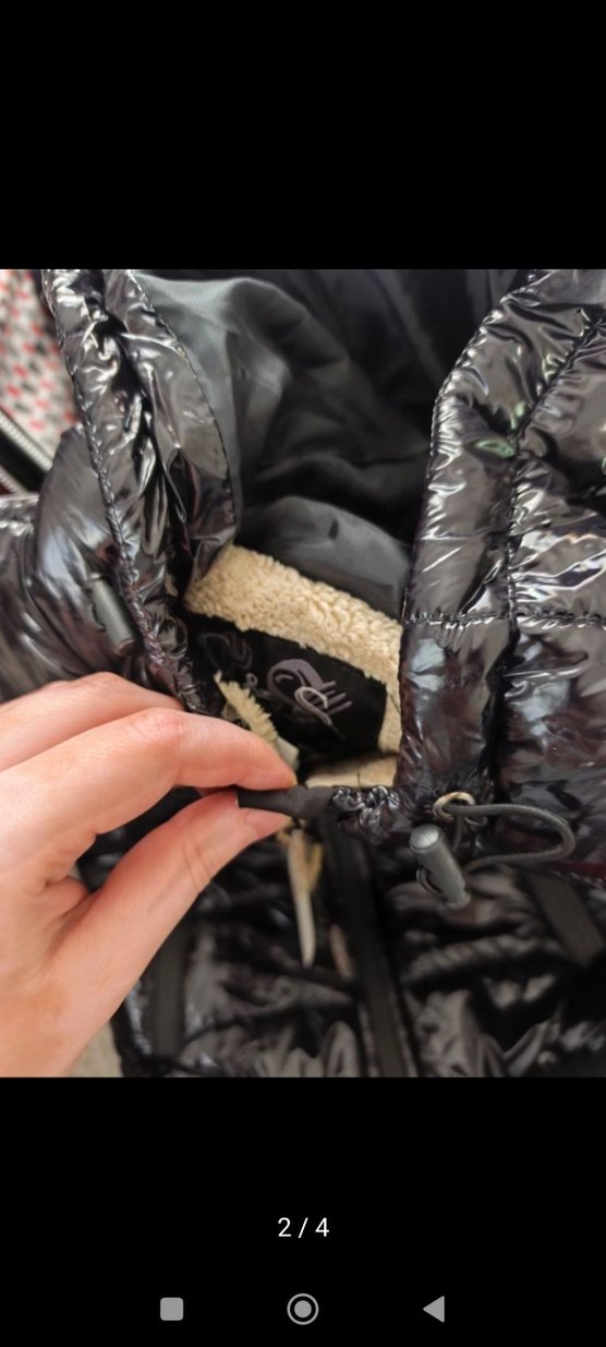 Siyah Çocuk Mont - Görsel 3