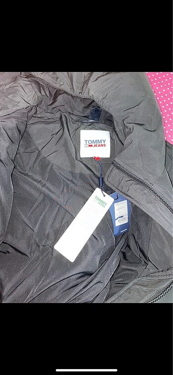 m Beden siyah Renk Tommy Hilfiger Kaz Tüyü