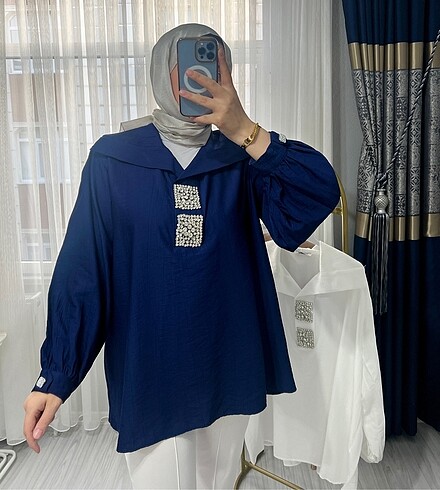 Diğer Şal yaka tunik