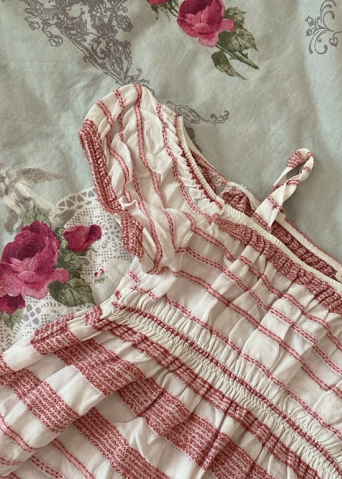 Kız Çocuk Omzu Açık Elbise - Görsel 2