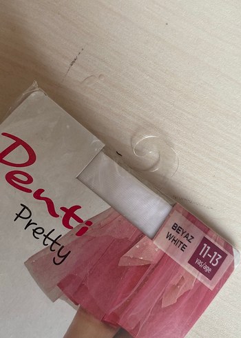 Penti Kız Çocuk Şeffaf Külotlu Çorap - Parlak Pembe - Görsel 4