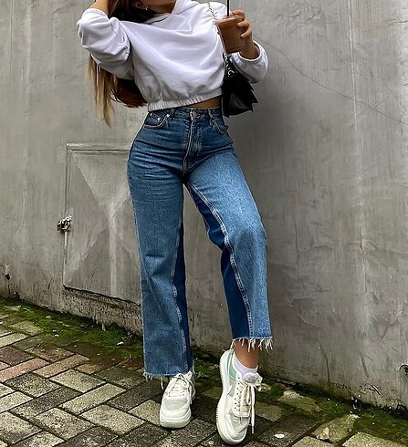 2 renkli Jean