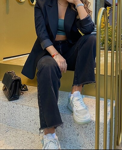 Stradivarius Stradivarius Düz Kesim Kot Pantolon