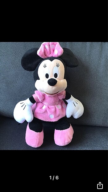 Minnie mouse orijinal peluş