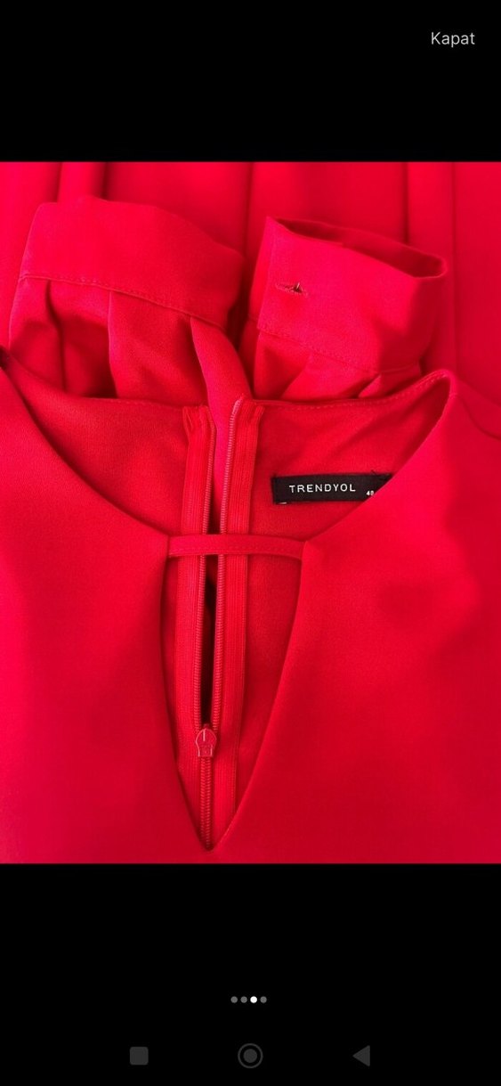 Midi Elbise. Yılbaşı için 1 kere giyildi. Tok bir kumaşı var - Görsel 2