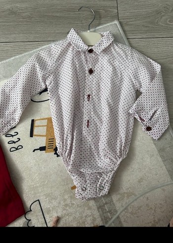 Bordo Erkek Bebek Sokak Stili Takım - Görsel 4