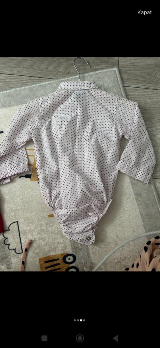 Bordo Erkek Bebek Sokak Stili Takım - Görsel 3