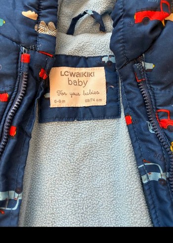 Koyu Mavi Baskılı Bebek Tulum - Görsel 4