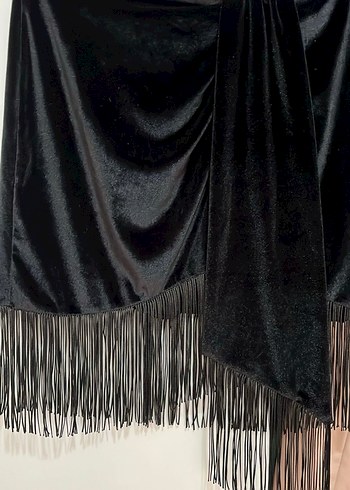 Siyah Püsküllü Kadın etek - Görsel 2