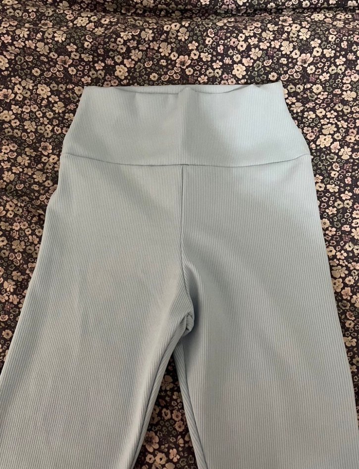 Gri Pilili Midi Spor Tayt - Görsel 2