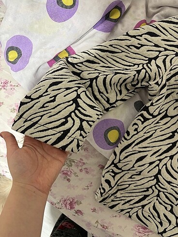 s Beden mizu hirka ceket zebra desenli