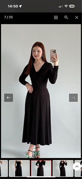 ayşenur dinçer butik bağlamalı elbise