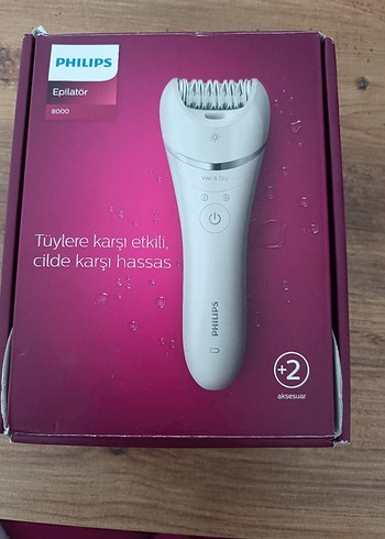 Philips 8000 Hassas Beyaz Epilatör