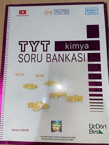 YKS TYT KİMYA SORU BANKASI