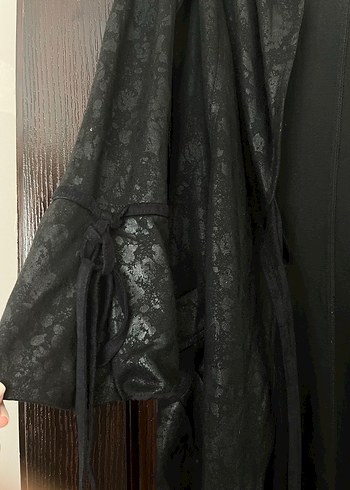 38 Beden siyah Renk Uzun Siyah Gotik Kadın hırka