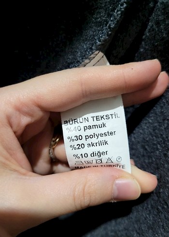 Gri Kemerli Uzun Kadın Yelek - Görsel 4