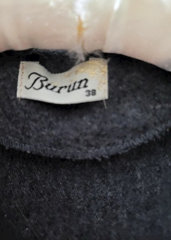 Gri Kemerli Uzun Kadın Yelek - Görsel 2