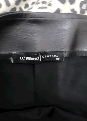 Siyah Deri Etek - Görsel 2