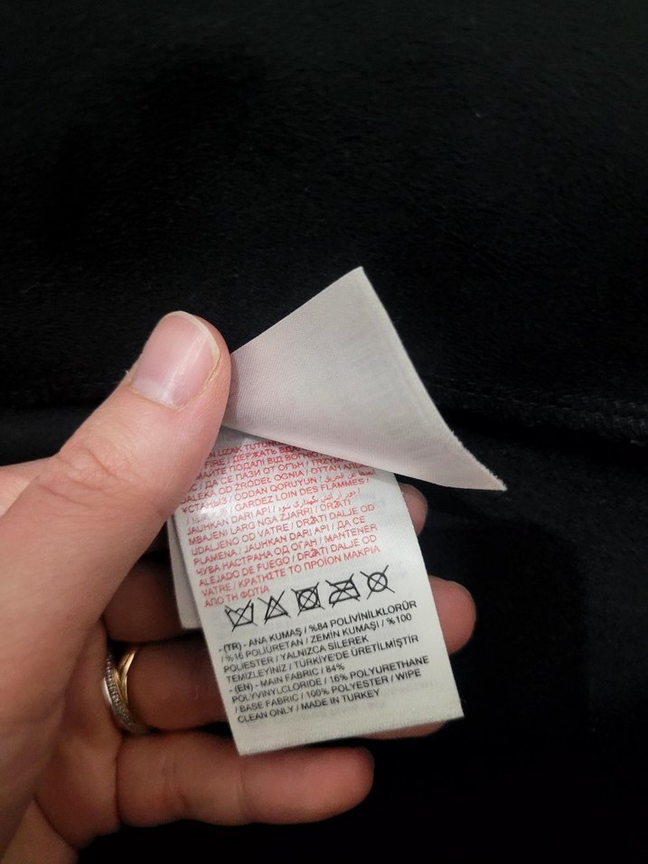 Siyah Deri Etek - Görsel 4