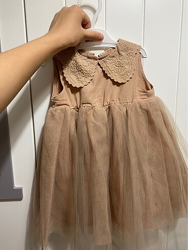 Kız bebek kabarık elbise(12-18 aylık)