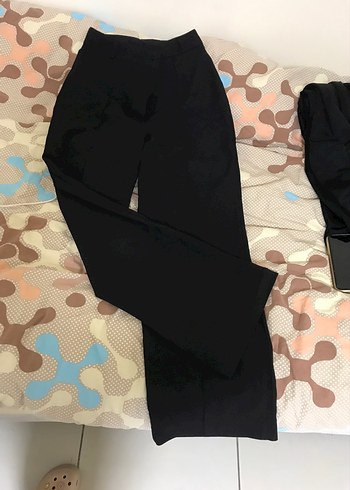 Trendyol & Milla Trendyolmilla Siyah Rahat Kesim Kadın Kumaş Pantolon