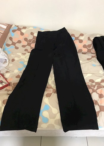 Trendyolmilla Siyah Rahat Kesim Kadın Kumaş Pantolon