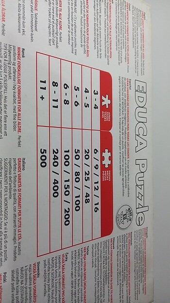 Diğer Educa puzzle