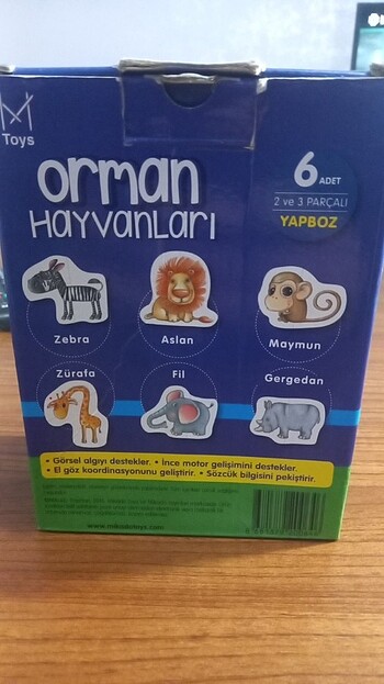 Beden Orman hayvanları puzzle