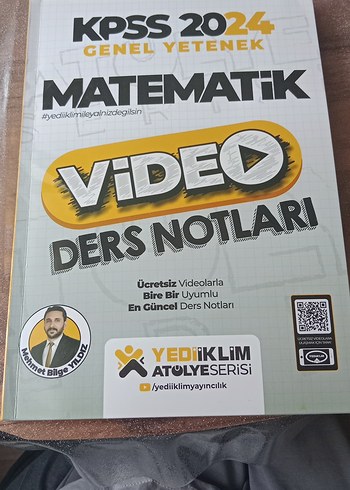 KPSS 2024 Matematik Video Ders Notları