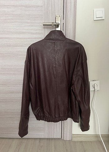 Deri ceket zara - Görsel 3