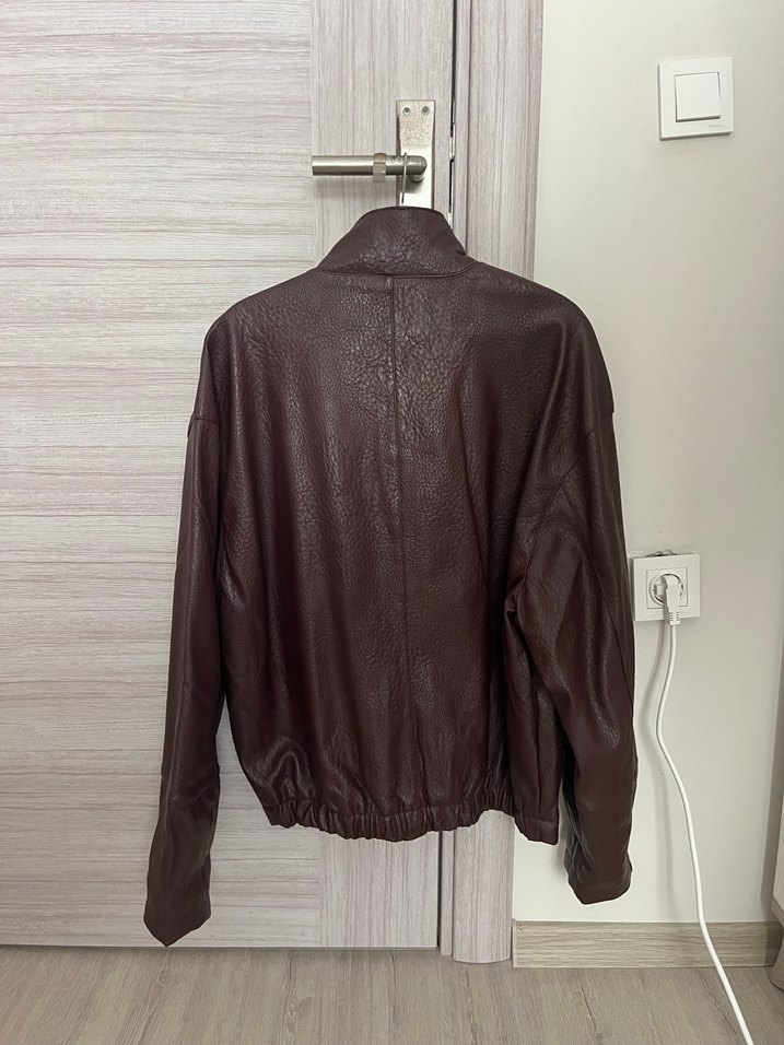 Deri ceket zara - Görsel 3