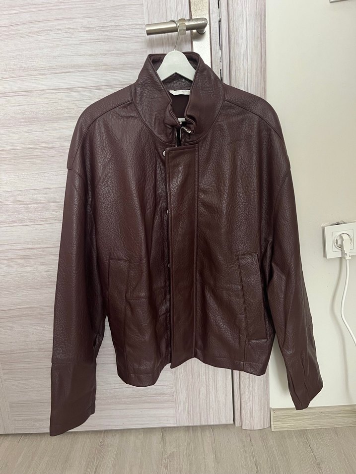 Deri ceket zara - Görsel 2