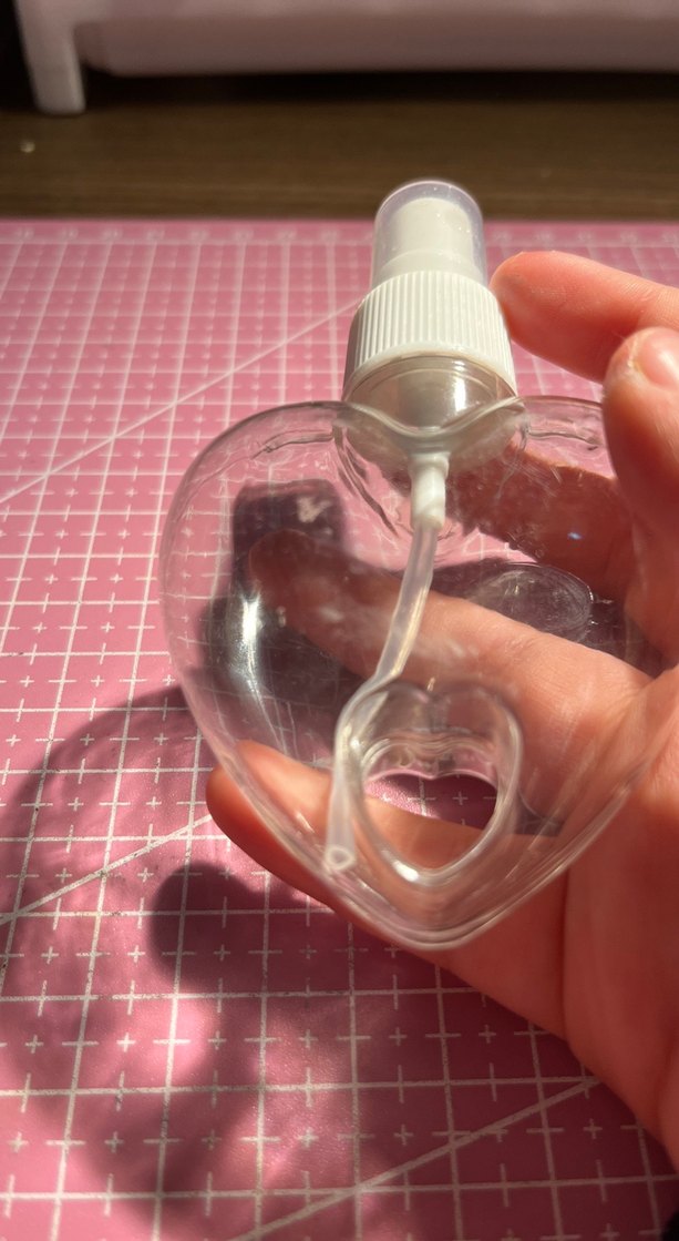 Kalp Şeklinde Kolonya-Parfüm kabı - Görsel 3