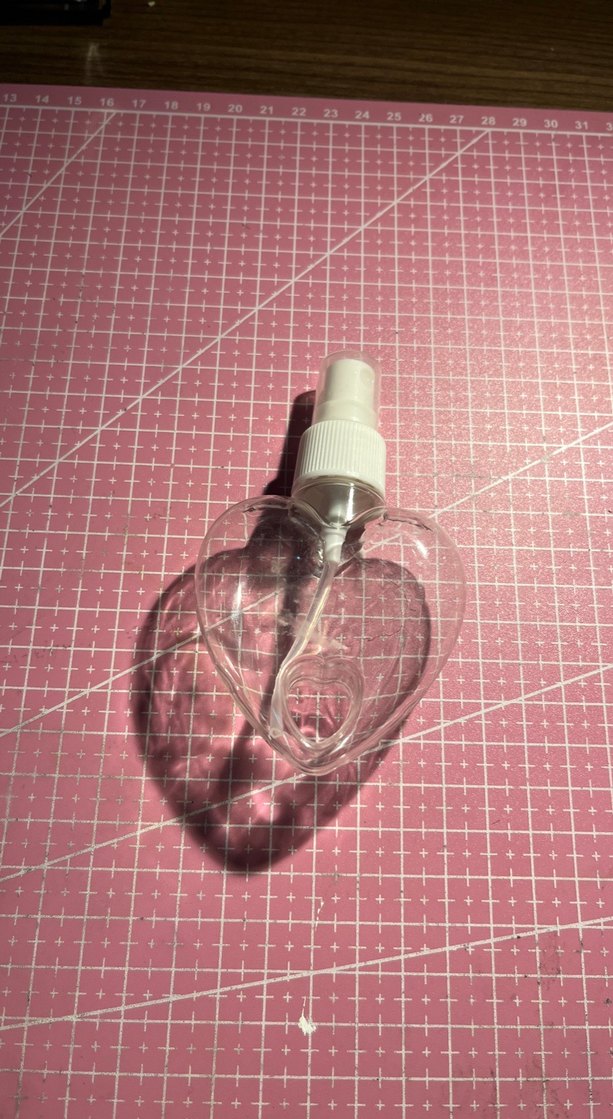 Kalp Şeklinde Kolonya-Parfüm kabı - Görsel 2