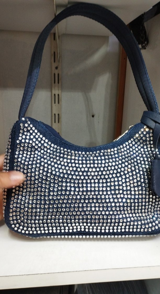 Prada Çok Renkli Payetli Kadın Çanta - Görsel 3