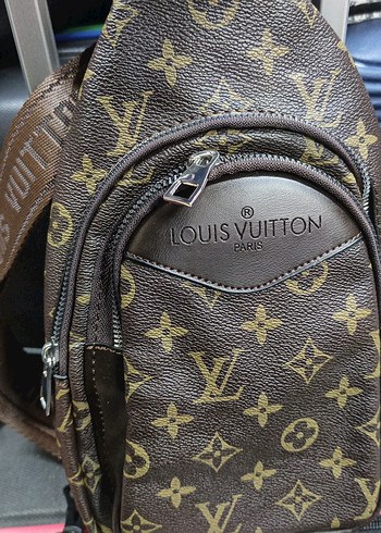 Louis Vuitton Desenli Kahverengi Erkek Omuz Çantası - Görsel 4