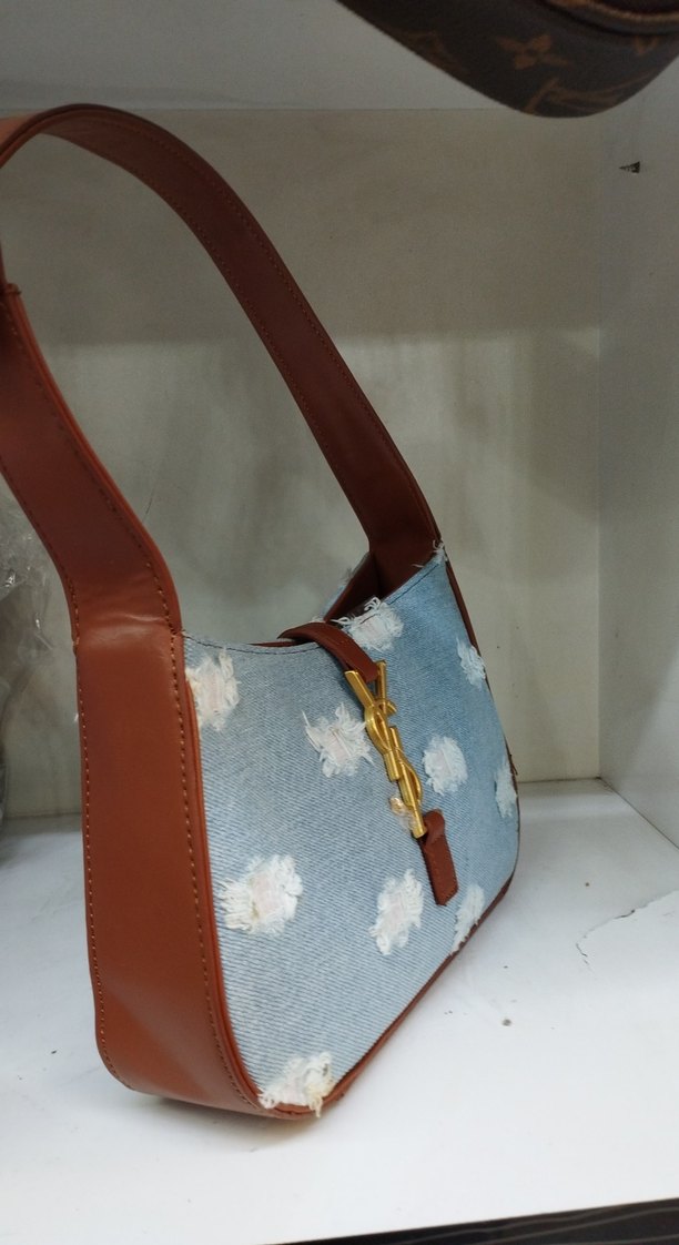 Mavi Kot Kadın Omuz Çantası - Görsel 2