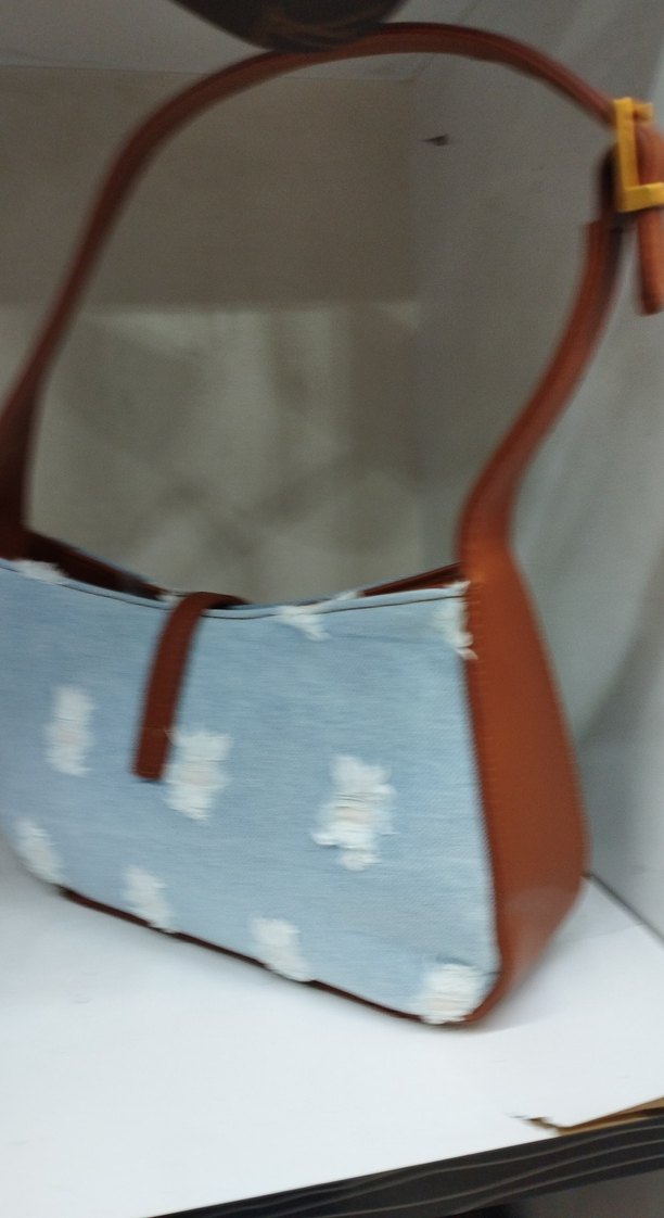 Mavi Kot Kadın Omuz Çantası - Görsel 3