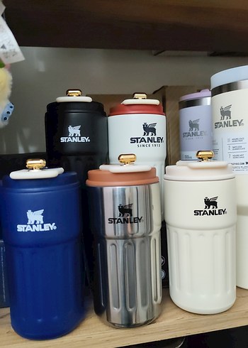 Stanley Parlak Dijital Beyaz Termos Şişe - Görsel 2