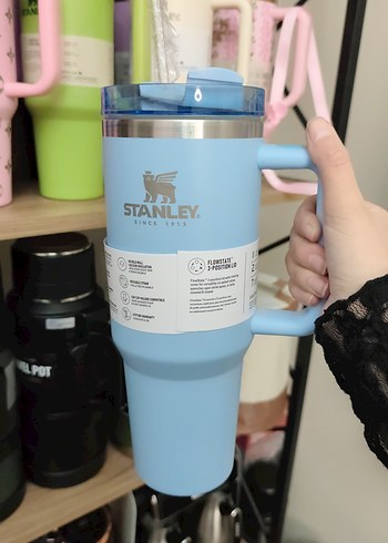 Stanley Mavi Termos Bardak 1.18 Litre - Görsel 12