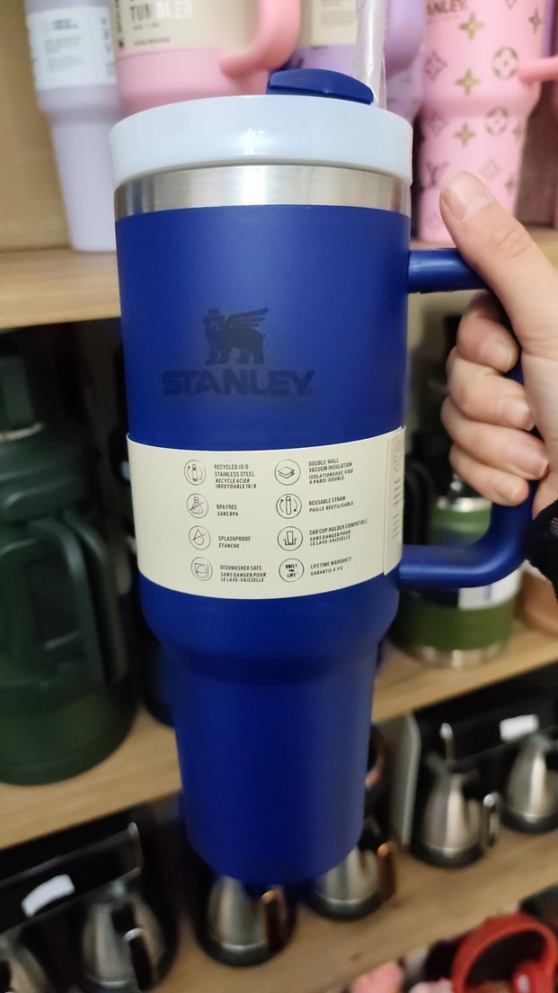 Stanley Mavi Termos Bardak 1.18 Litre - Görsel 5