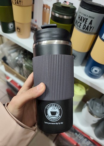 Haki Renkli Çocuk Termos Şişesi - Görsel 3