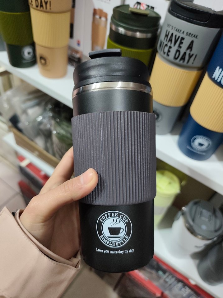 Haki Renkli Çocuk Termos Şişesi - Görsel 3