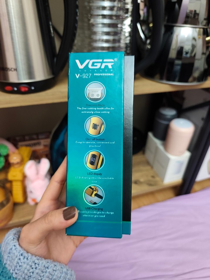 Altın Renkli VGR V-927 Saç Kesme Makinesi - Görsel 2