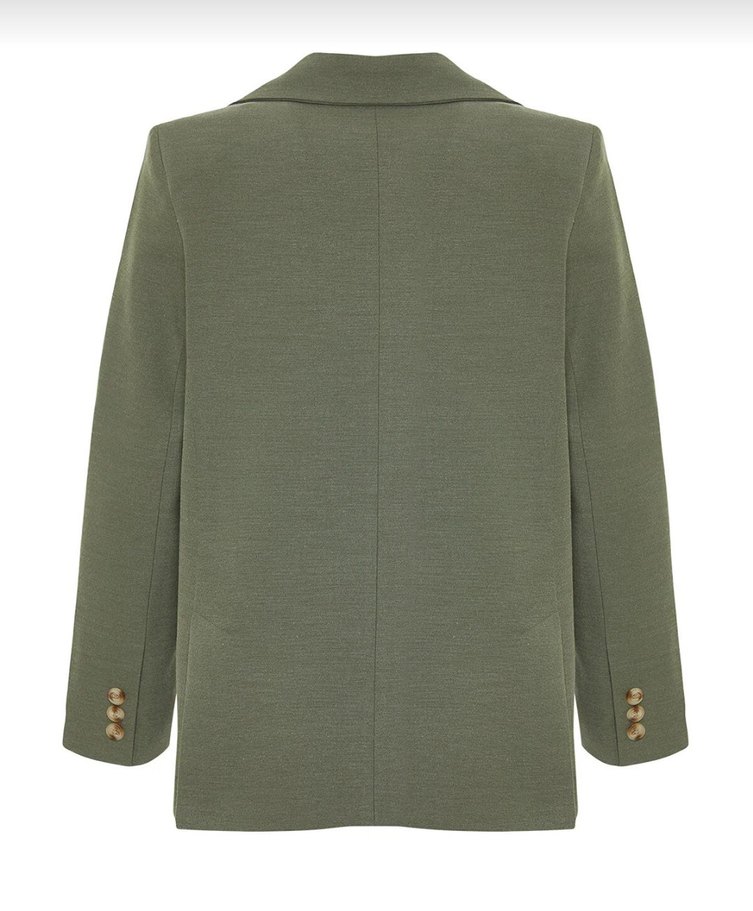 Düğmeli Haki Kadın Blazer Ceket Trendyolmilla - Görsel 3