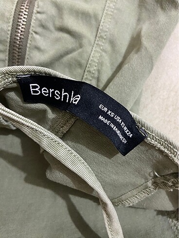 Bershka BERSHKA KISA JEAN ELBİSE