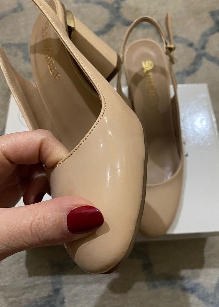 Topuklu ayakkabı rugan - Görsel 3