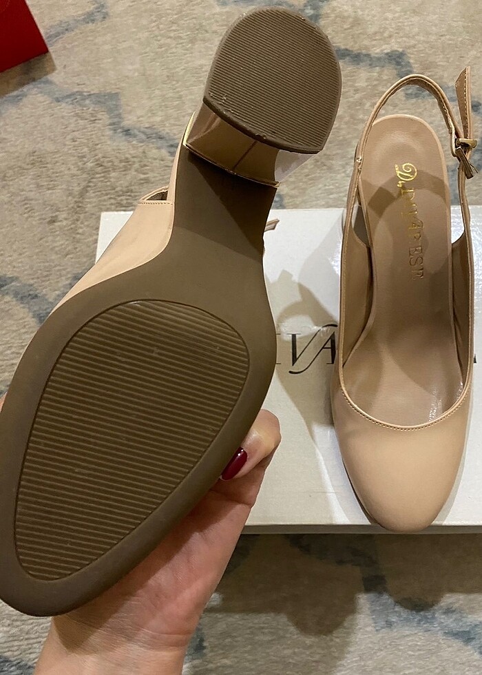 Topuklu ayakkabı rugan - Görsel 4