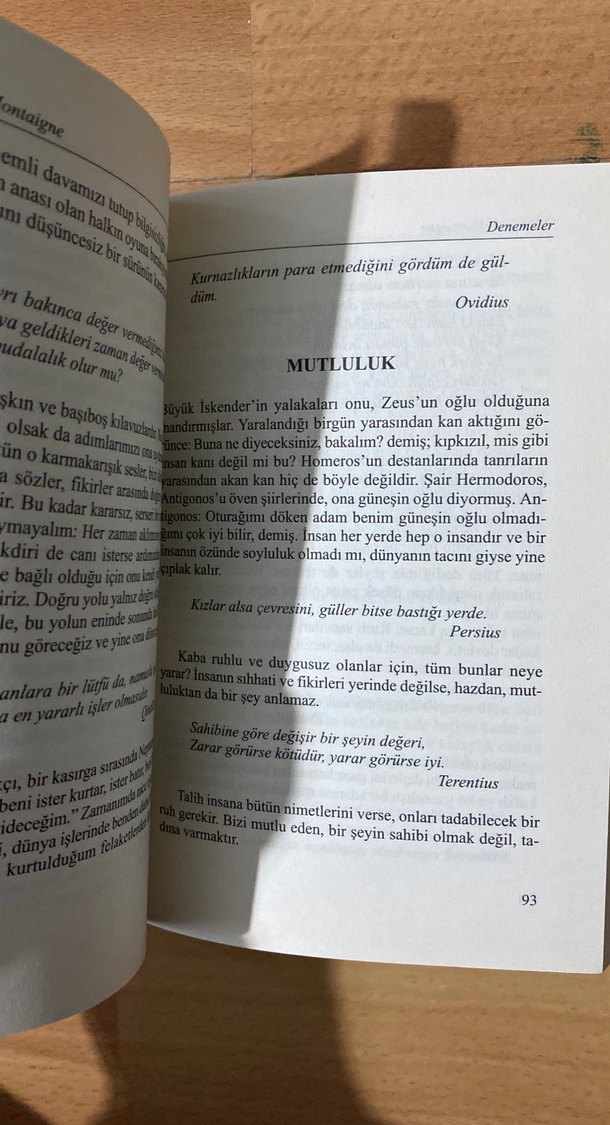 Montaigne Denemeler Klasik Kitap - Görsel 2