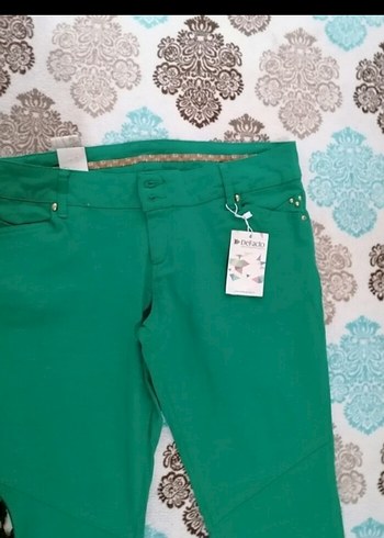 Defacto Kadın Yeşil pantolon